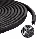 20ft U-Shape Car Door Edge Guard Molding Trim Rubber Edge Strip Seal Protector
