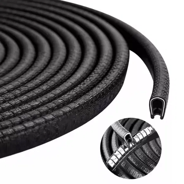 20ft U-Shape Car Door Edge Guard Molding Trim Rubber Edge Strip Seal Protector