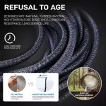 20ft U-Shape Car Door Edge Guard Molding Trim Rubber Edge Strip Seal Protector