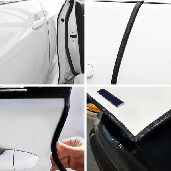 20ft U-Shape Car Door Edge Guard Molding Trim Rubber Edge Strip Seal Protector