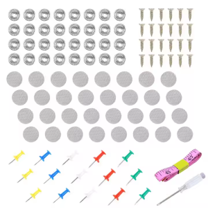 60/65/70pcs Car Roof Repair Rivets Button Universal Auto Ceiling Snap Rivet Headliner Repair Buckle Kit  With Installation Tool
